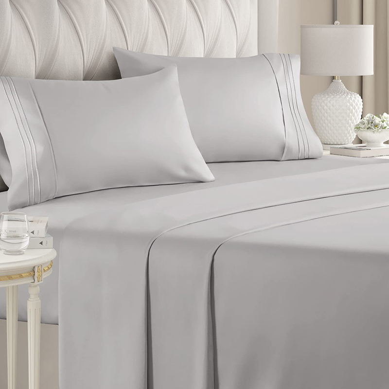 Ensemble de draps en microfibre D00001, 4 pièces